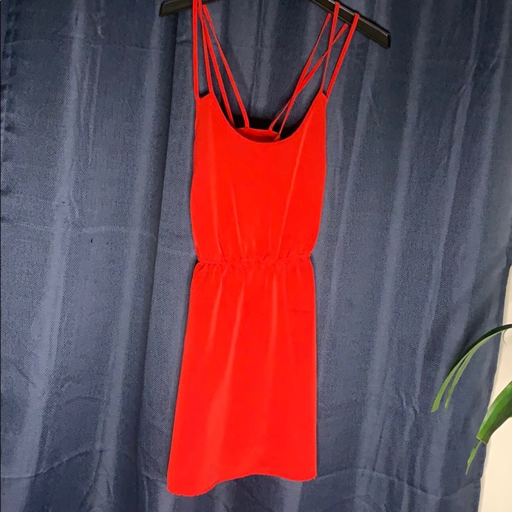Cute Red Strap dress